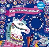  Creactivity. Cuadros con mosaicos: 4 cuadros 1.200 brillantes