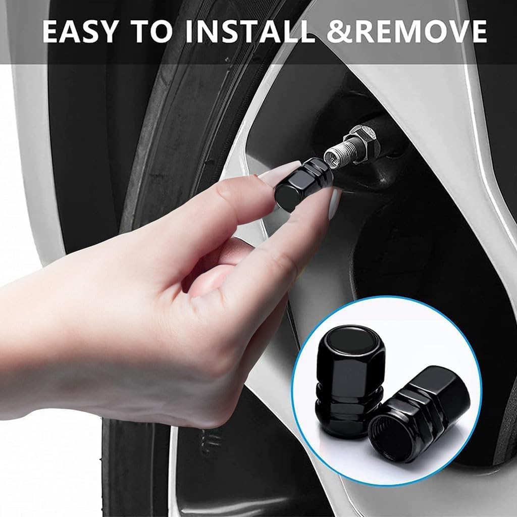 4 Cappucci Valvole Auto Per Mazda - Lega Metallica, Antiossidanti, Colore C - Foto 4