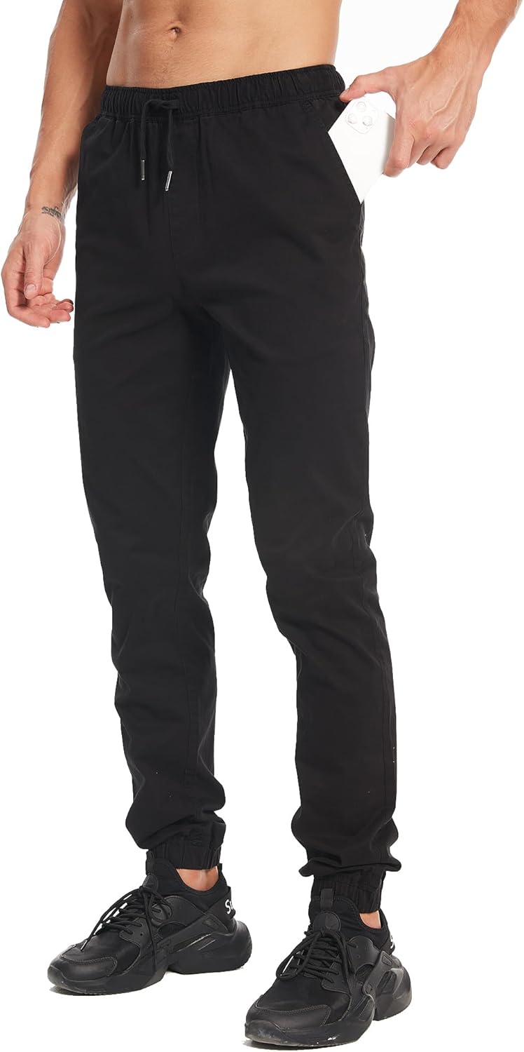 34"/36" Inseam Mens Tall Joggers Extra Long Workout Athletic Pants - Image 2