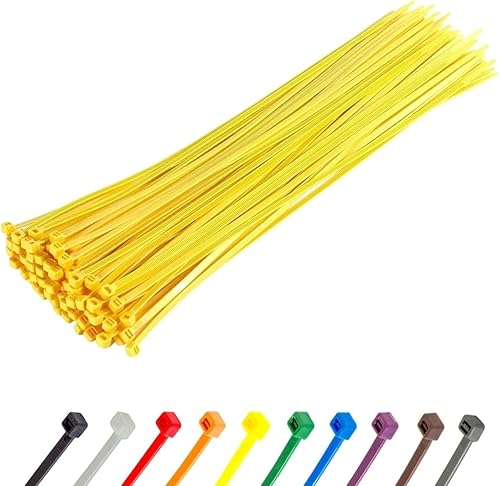 Miniatura 85 de GTSE - Paquete de 100 bridas con cremallera de 20.3 cm, color plateado/gris, 8.06 kg de resistencia, bridas de nailon grises resistentes a los rayos