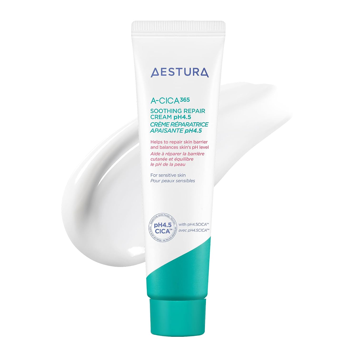 AESTURA A-CICA365 Soothing Repair Gel Cream Moisturizer With Centella Asiatica + Panthenol For Redness + Uneven Tone | Calms Skin + Reduces Redness | Suitable For Sensitive + Rosacea-Prone Skin