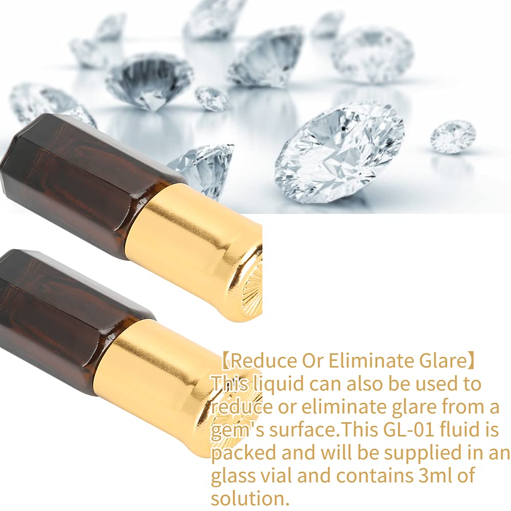 Olio Rifrattometro Per Gemme GL01 - Per Misurazione Indice Di Rifrazione, 3ml