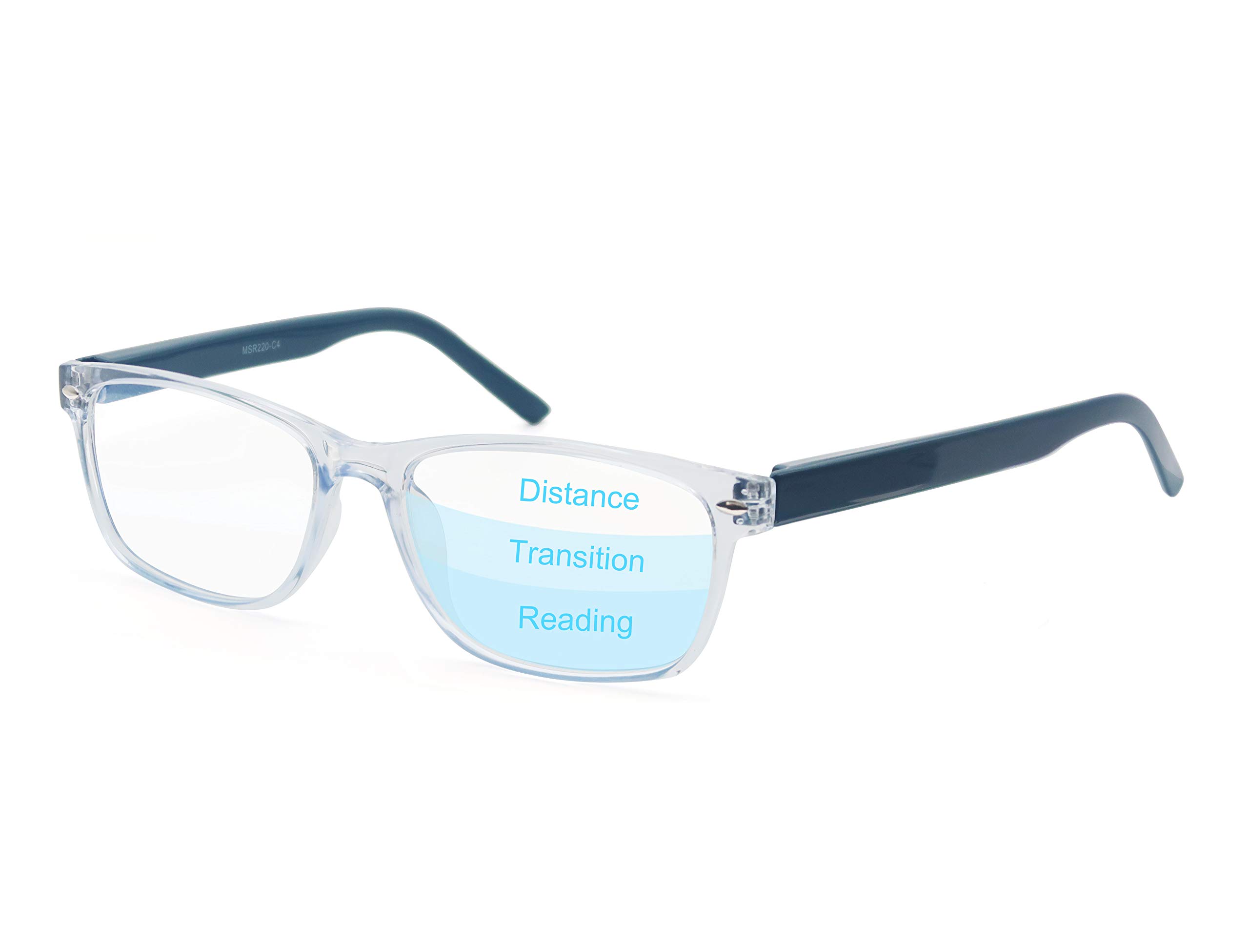 MODFANS Progressive Multifocus 2.0 Reading Glasses,Blue Light Blocking Glasses,Anti-Glare,Anti-Eye Fatigue,UV Protection for Computer/TV/Tablet/Phone,