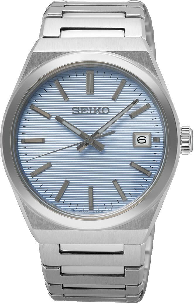 Seiko Sur599P1 - Reloj analógico para Hombre, Correa de Acero Inoxidable