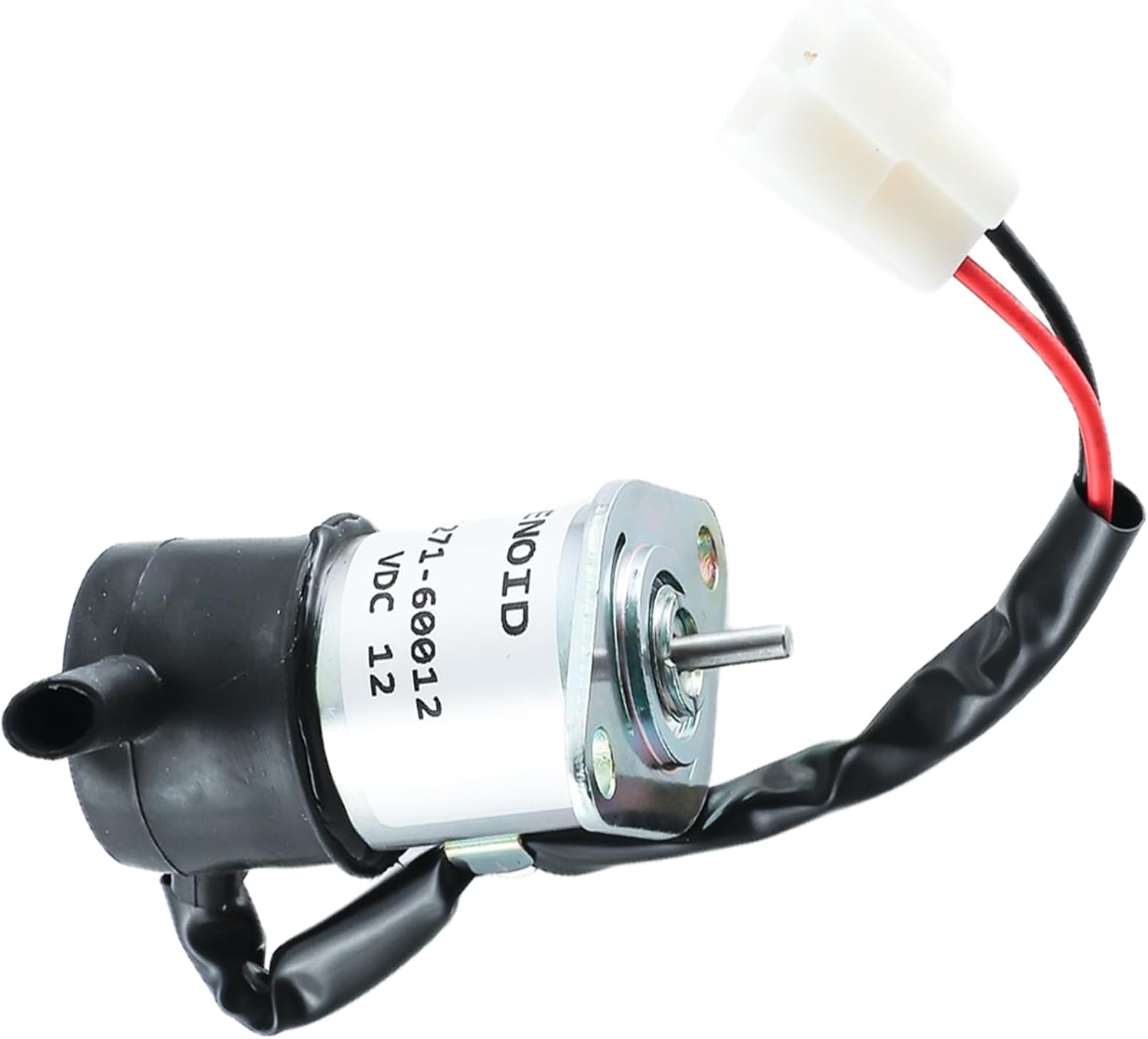 16271-60010 Fuel Shut Off Solenoid 052600-4151 16271-60012 for Kubota Engine D1105 D1005 V1505 Compatible with Kubota Tractors BX2200D BX2230 BX23D BX2660D BX2670 BX2680 F2400 12VDC