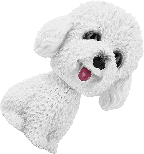 Miniatura 8 de Yosoo Health Gear Decoración de perro tembloroso, perro Bobble, decoración interior de perro de automóvil, decoración de perro de simulación