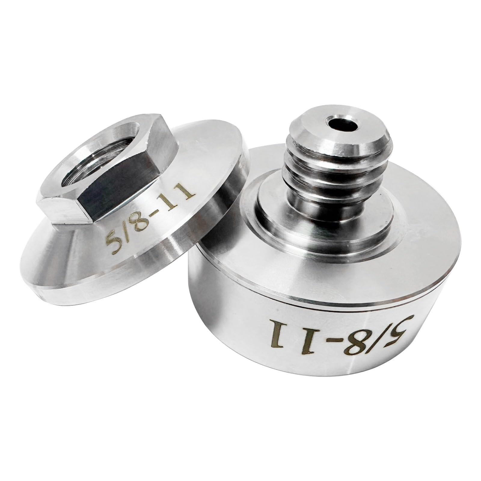 YHAILI 5/8-11 Grinder Adapter Set Steel Arbors With Flange Nut For Quick Releases Locking Mechanism