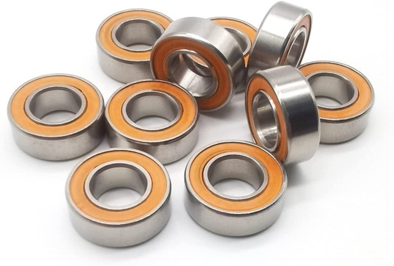 10Pcs S687ZZ CB Fishing Reel Bearing ABEC-7 7x14x5mm 687 Stainless Steel Hybrid Ceramic Ball Bearings