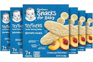 Gerber Teething Wafers, Banana Peach