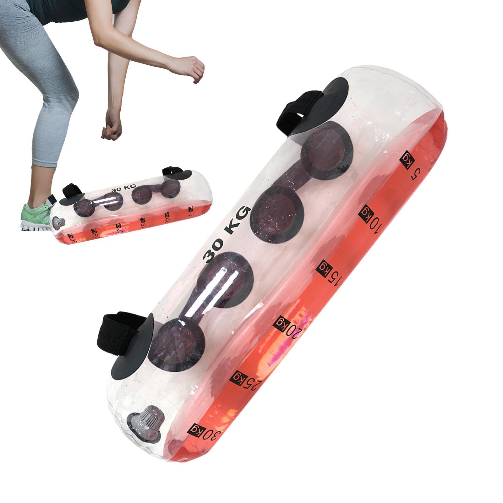 Gym Bag Flintronic Adjustable Weightlifting Water Bag, 25kg Sandbag Alternative Aqua Bag With A Foot Pump Fits For Indoor Strength Training, Dumbbell For Powerlifting Exercise Bag Boxing