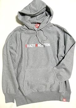 Amazon.co.jp: crazy raccoon CR LOGO HOODIE Lサイズ グレー Amazon.co.jp: crazy raccoon CR LOGO HOODIE Lサイズ グレー