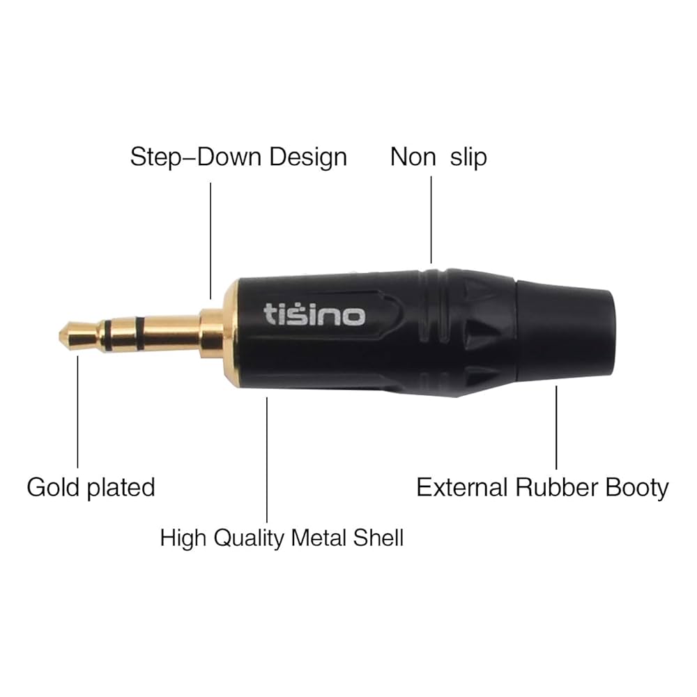 Amazon.com: Tisino Dual XLR to 3.5mm Stereo Mic Cable, 2 XLR