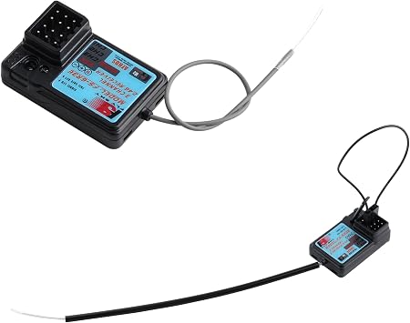 Flysky 2PCS FS-GR3E Receiver, Waterproof 3 Channel 2.4G Frequency DC 5V Receiver for FS-GT2 FS-GT2B FS-GT3B FS-GT3C FZ-IT4S RC Car Boat Transmitter Geekstory