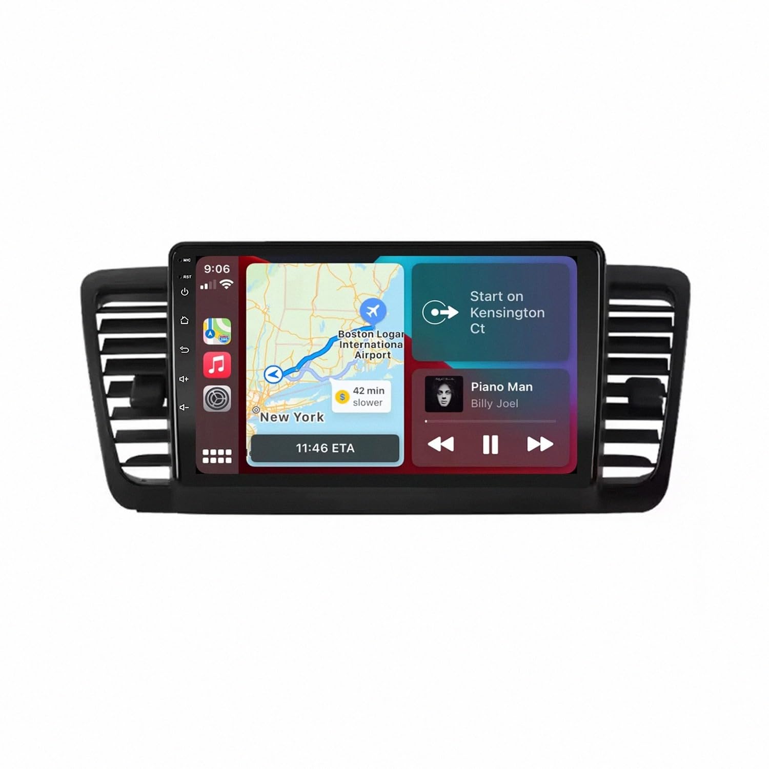 Radio Macchina Touch Screen per Subaru Legacy Outback 2004-2009 Wireless Carplay Android Auto Stereo Auto Bluetooth Ips con Pantalla Táctil con Gps, 4 Nucleo 2G+32G