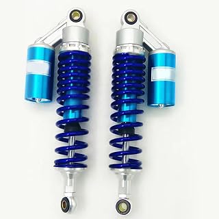 Amortiguadores De Motocicleta Con Resorte De 340MM Y 8mm Para Y&amaha VMAX V-MAX 1985-2013 Amarillo Dorado Decorar (Color : Blau)