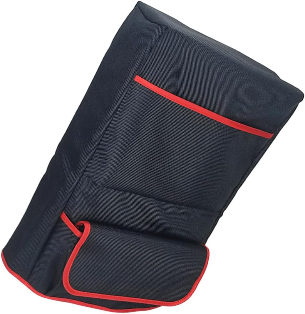 Portable with Multiple Console Cards Pockets for Design Game Black Nylon Fabric Bag Pouch Storage Gift for Gamers