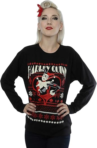 harley quinn christmas sweater