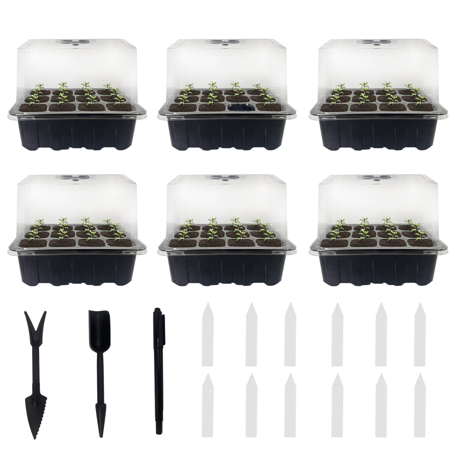 Produktbild von Selbstbewässerndes Saatgutstarter-Set Mit Modularem Anzucht-Kit Von