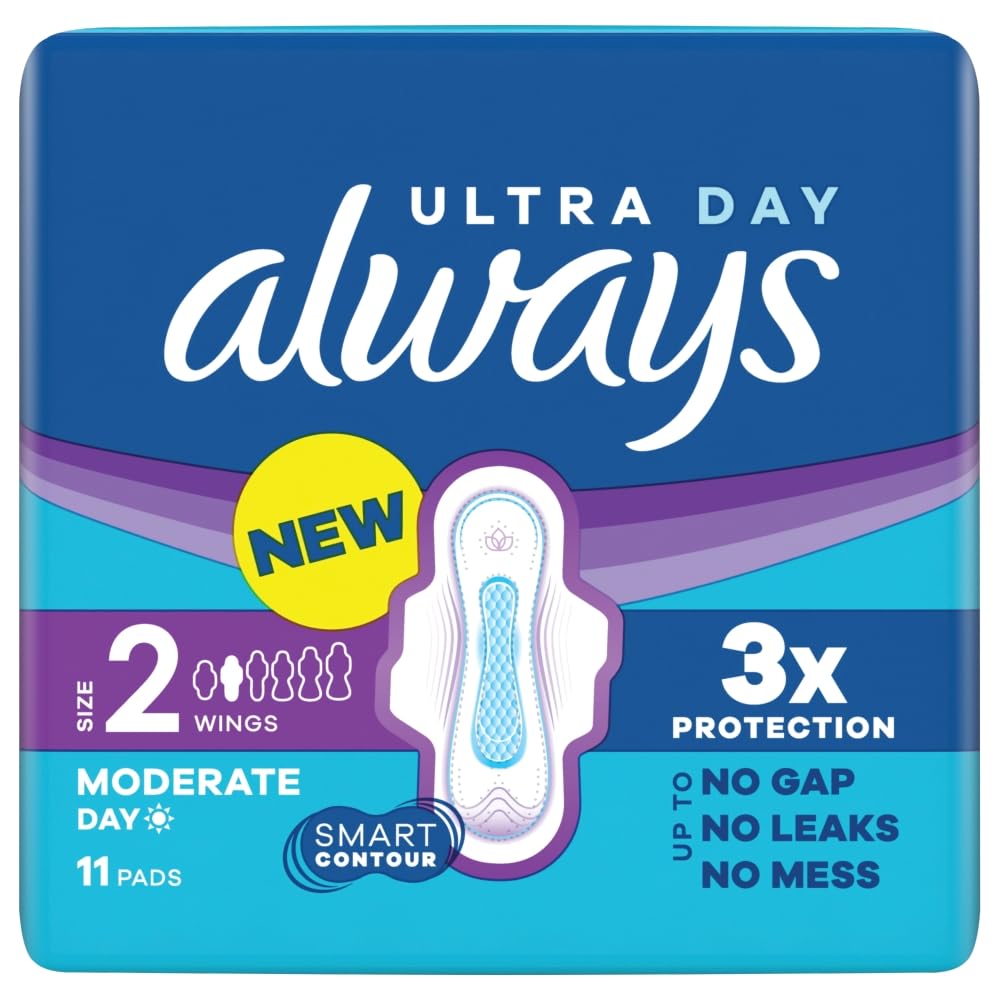 Always Ultra Day 11 Pads With Wings Size 2 Long
