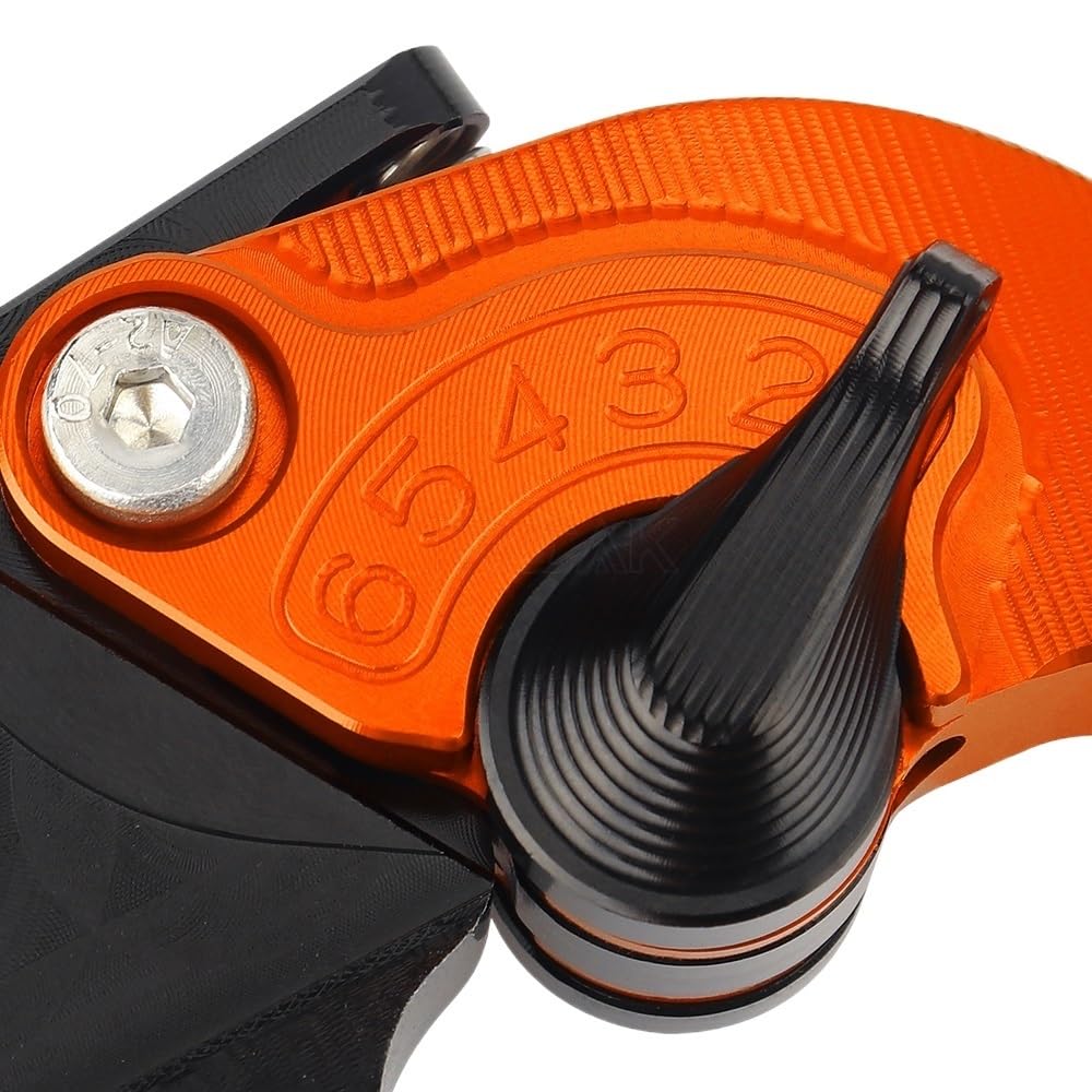 Leva freno frizione moto Leva freno frizione corta/adatta for KTM 790 890 Adventure RS 790 890 ADV R 2019-2023 maniglie regolabili for moto(Black)