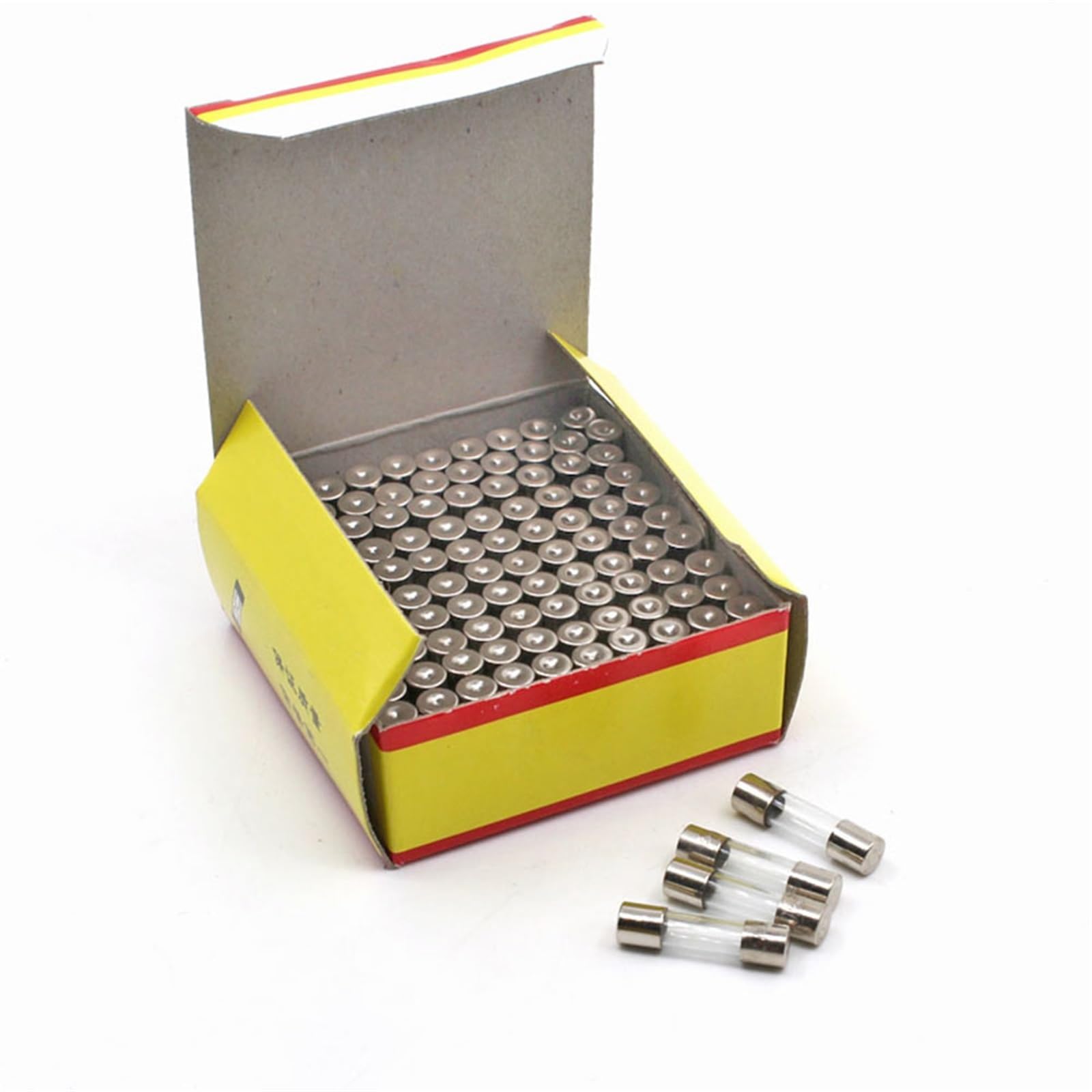 Schnelles Sicherungsbrennrohr 5 * 20 mm 6 * 30 mm Glassicherungen 250 V 0,5 1 2 3 4 5 6 8 10 15 20 25 30 A AMP-Sicherung(6x30mm-100pcs,20A)