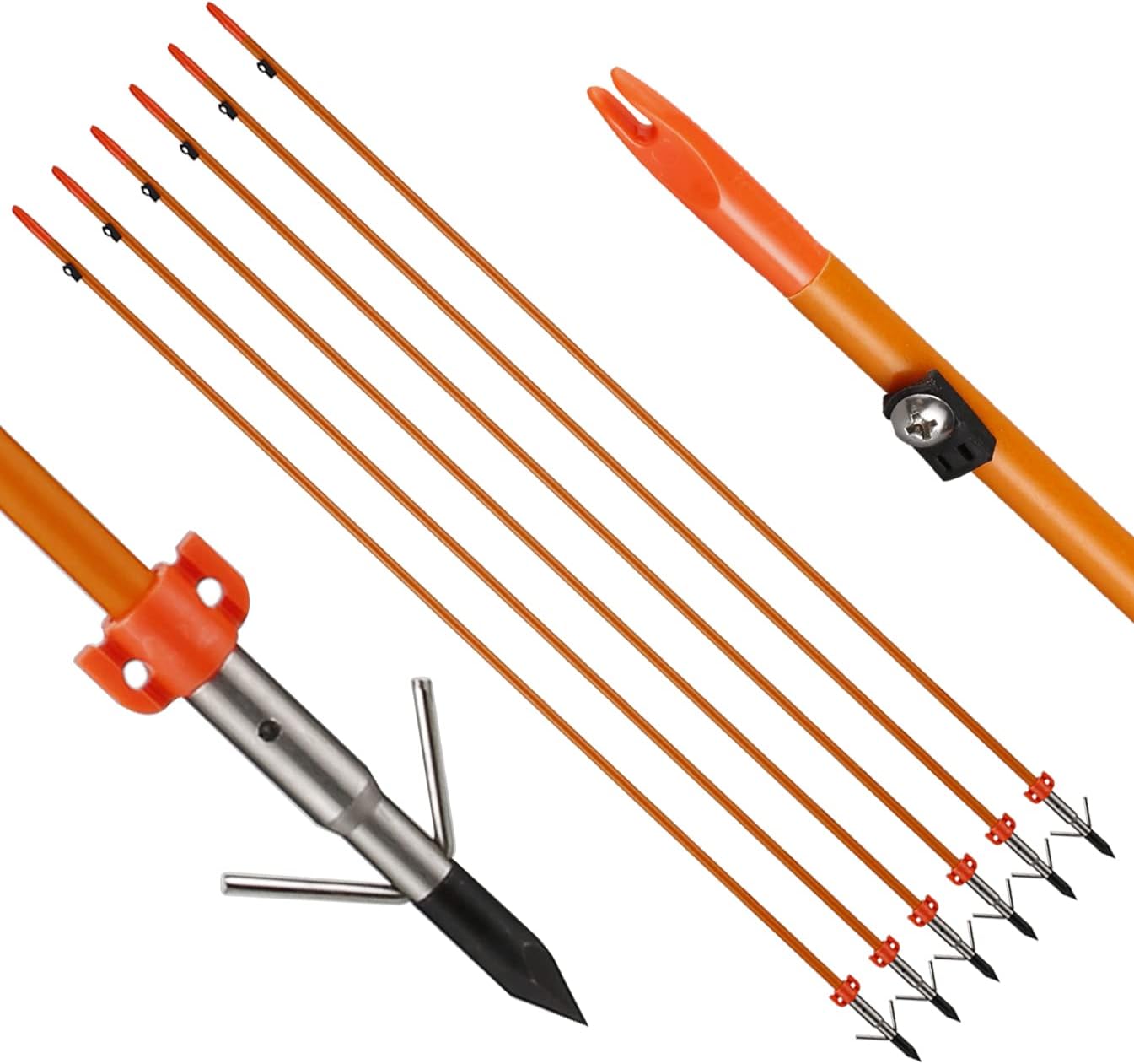Lanneret Bowfishing Bow Kit with Arrow 15-45 LBS Shoot Right/Left Handed Draw Length 18"~29.5" Fully Adjustable 2025 New Complete Compound Bow Fishing Kit