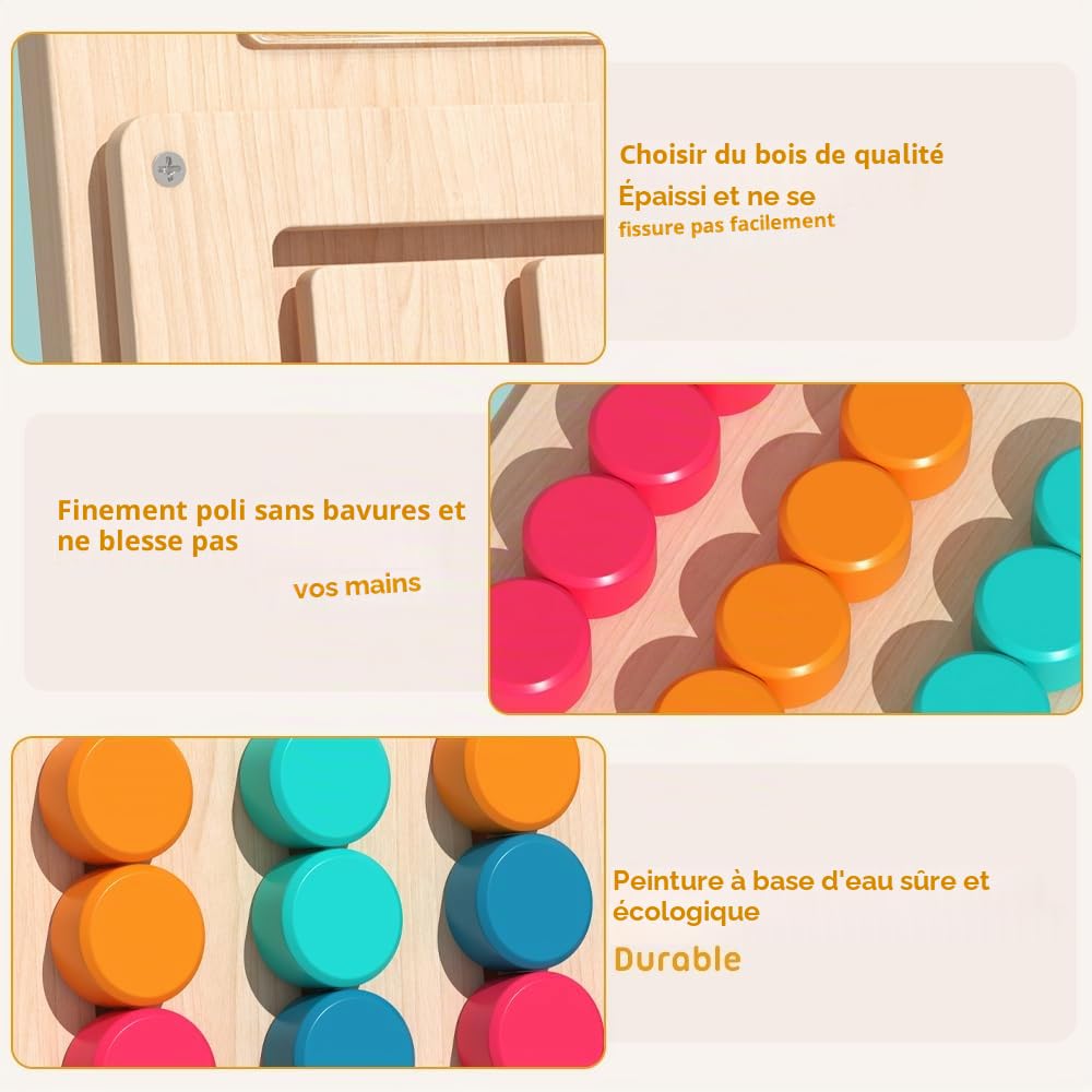 Jeux pour Personnes atteintes de démence, activités pour Seniors atteints de démence, Jeux en Bois pour Personnes atteintes de démence avec 12 Cartes