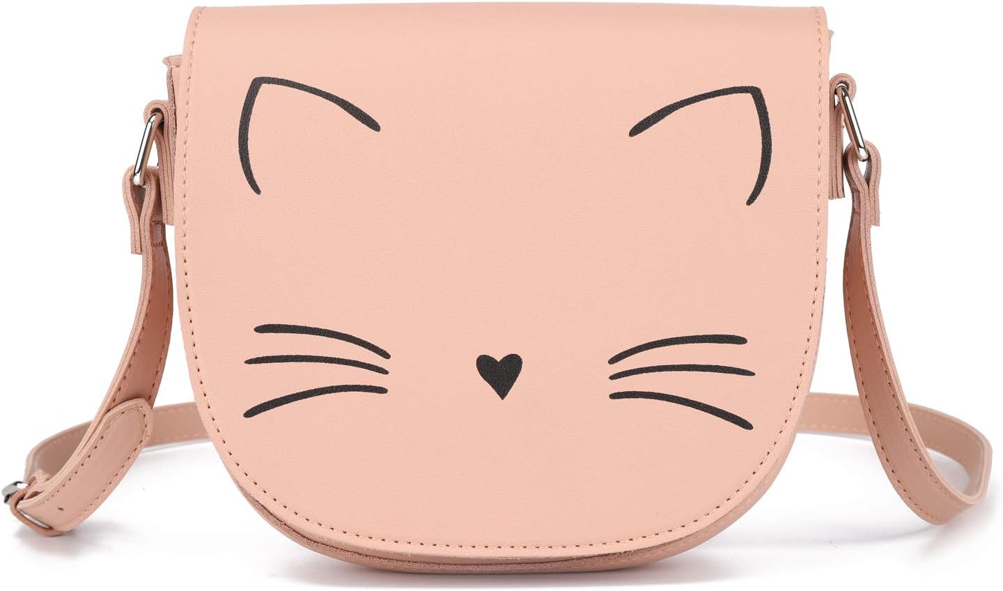 Crossbody Bags for Teen Girls Small Fashion Preteen Purses Cat Birthday Gift for Girl