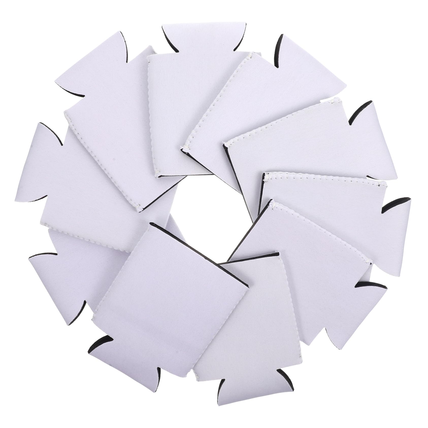 Unomor Thermal Bottle Covers 10pcs Sublimation Can Cooler Insulated Beer Can Sleeve Beer Bottle Sleeves for Wine Water