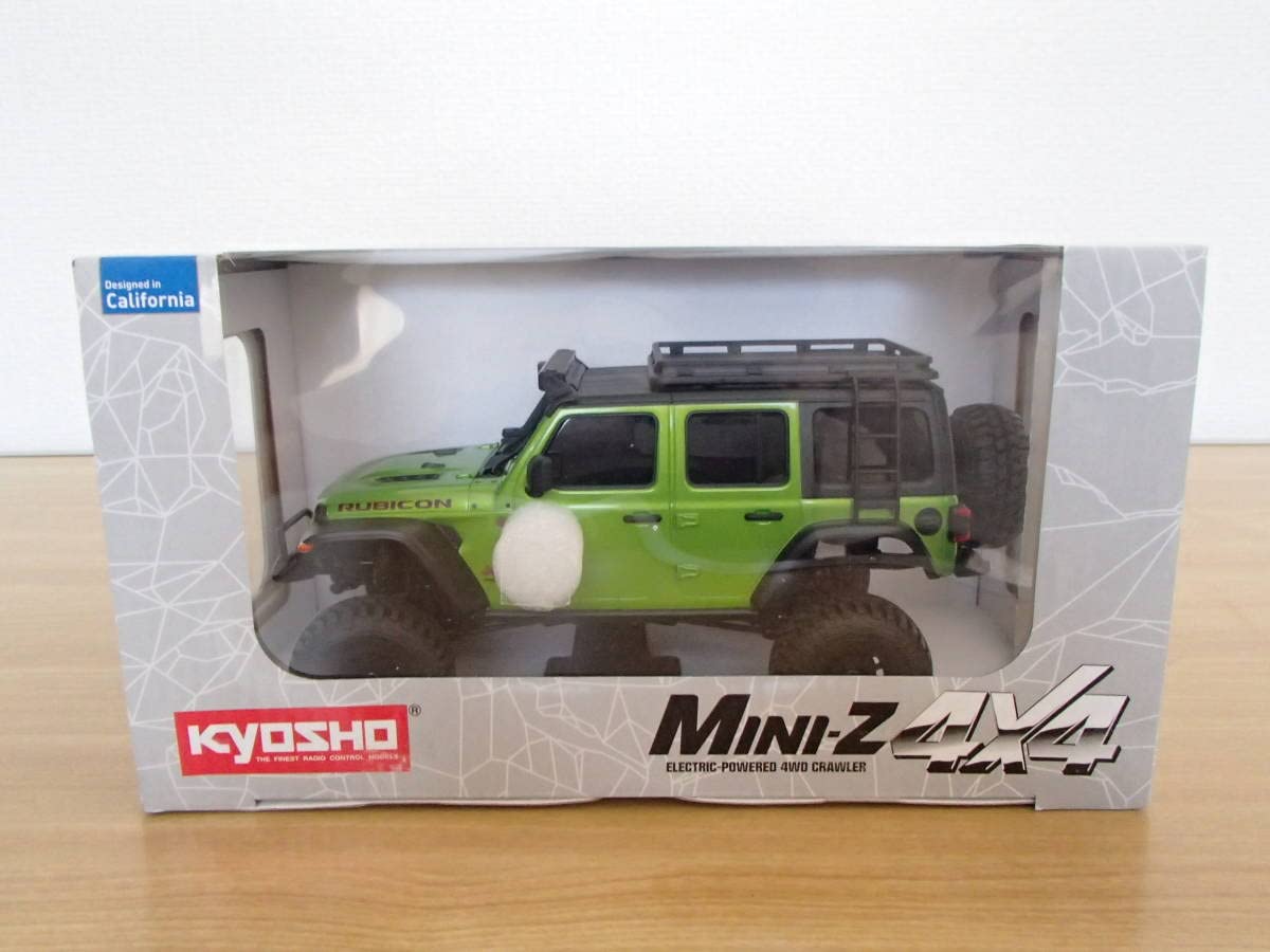 【美品】京商 ミニッツ4×4 ジープ ラングラー アンリミテッド ルビコン まるで実車のようなリアル感。本格RCカー『ミニッツ4×4 ジープ
