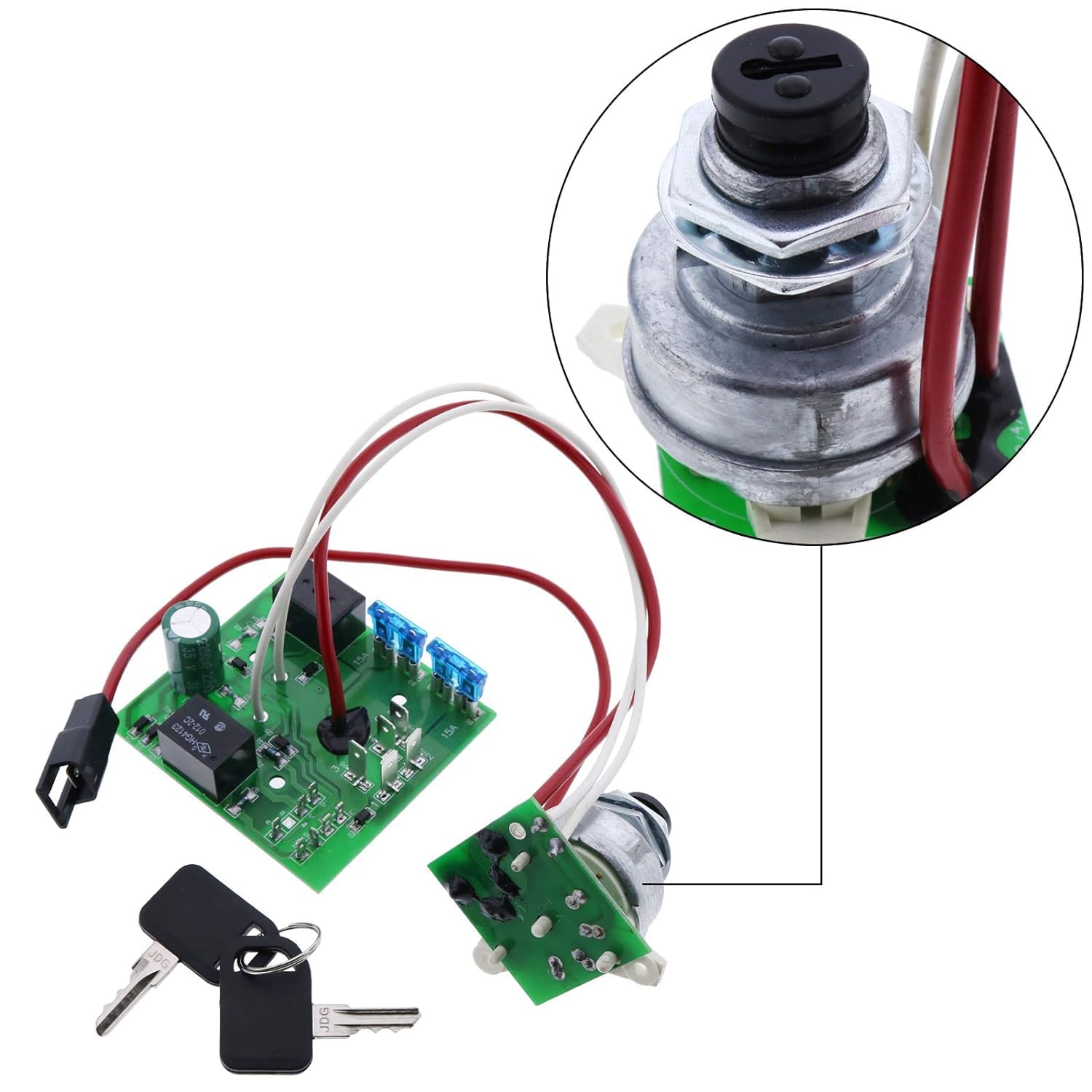 JEENDA Ignition Switch Module with Keys AM124137 AM119999