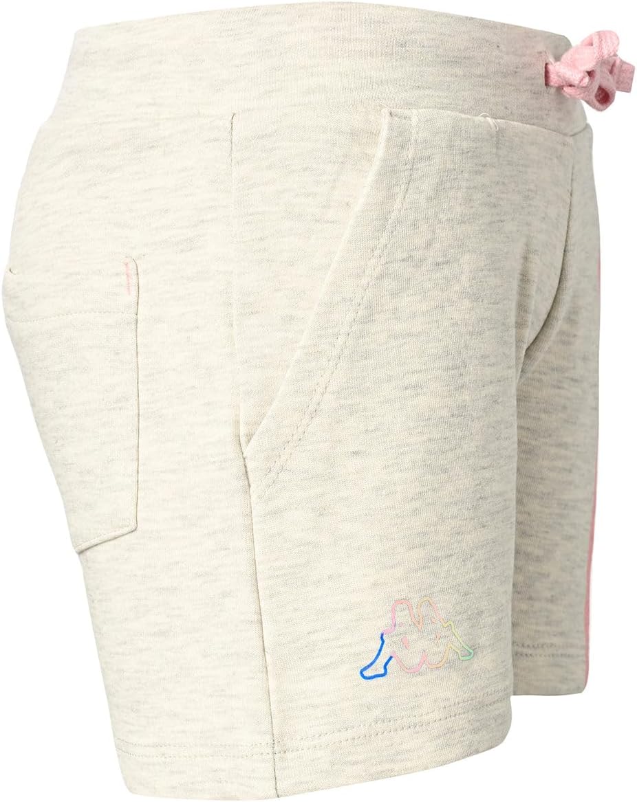 KAPPA Girls' Sports Shorts - White & Blue, Size 12M
