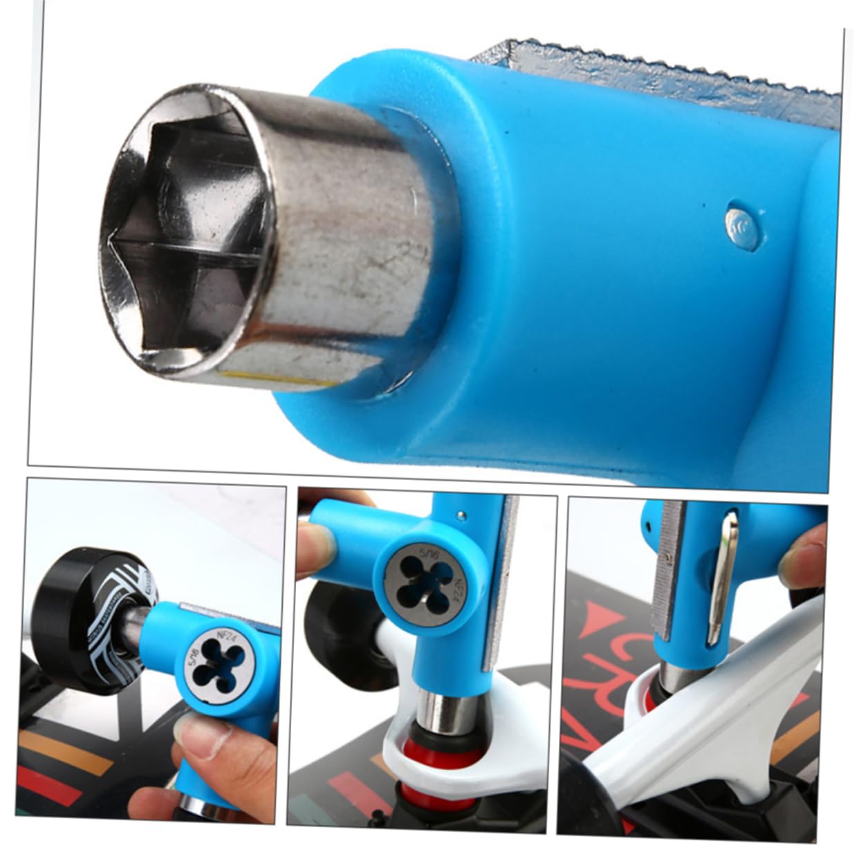 Garneck Skateboard Removal Sleeve Roller Skate Tool Skateboard Hardware Assembly Disassembly Nut Bolt T/y Maintenance