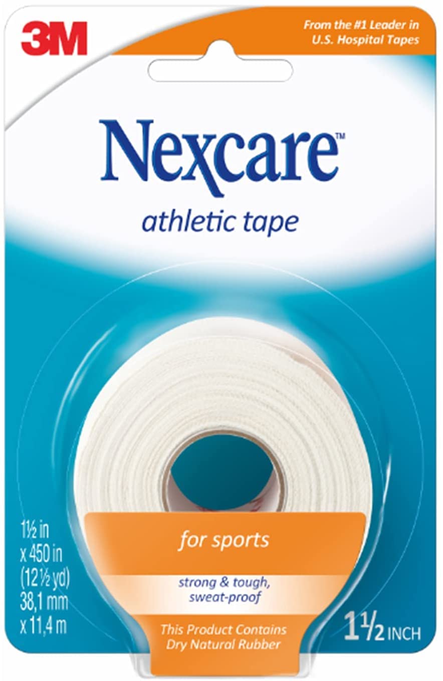 Nexcare Athletic Cloth Tape, 870-B, 1.5 in x 12.5 yds (5 Pack)