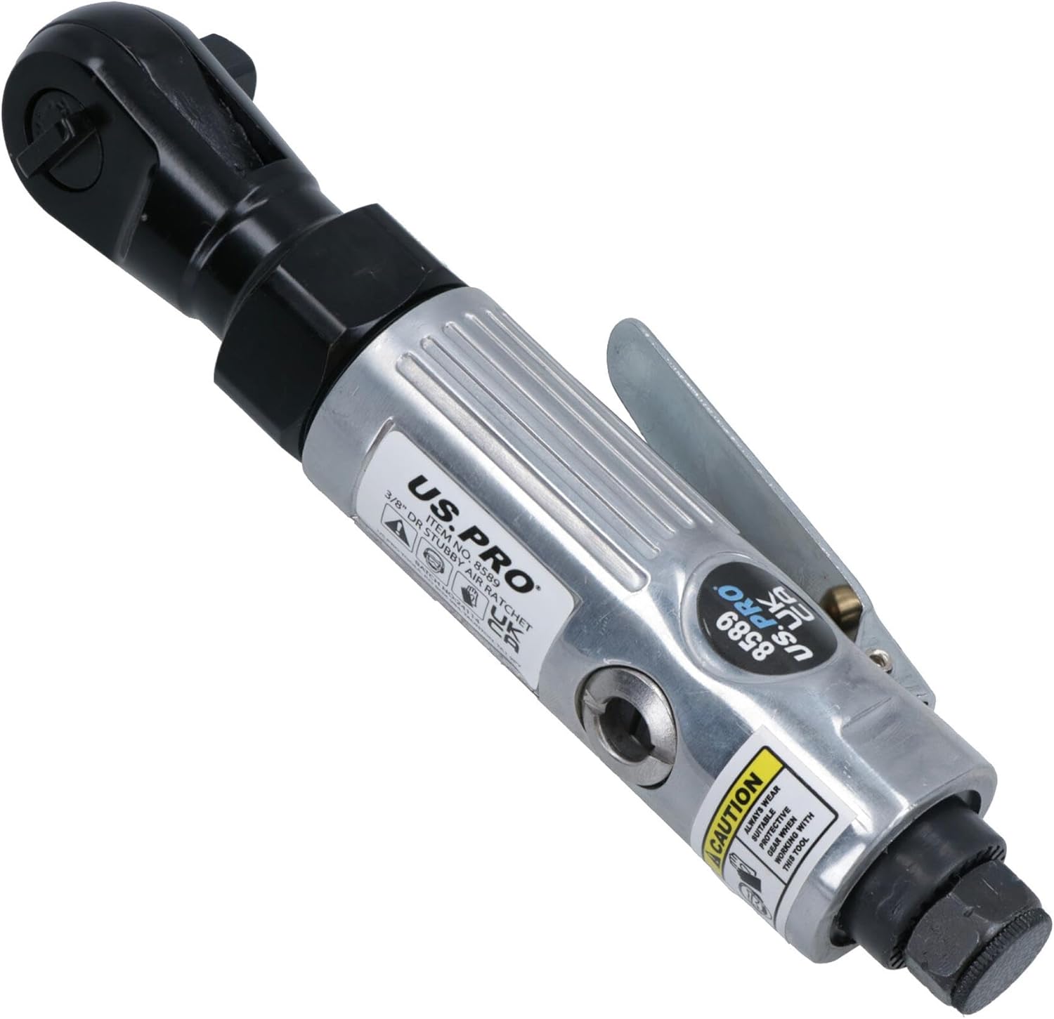 Stubby Air ratchet/Wrench 3/8" drive by US Pro AT005