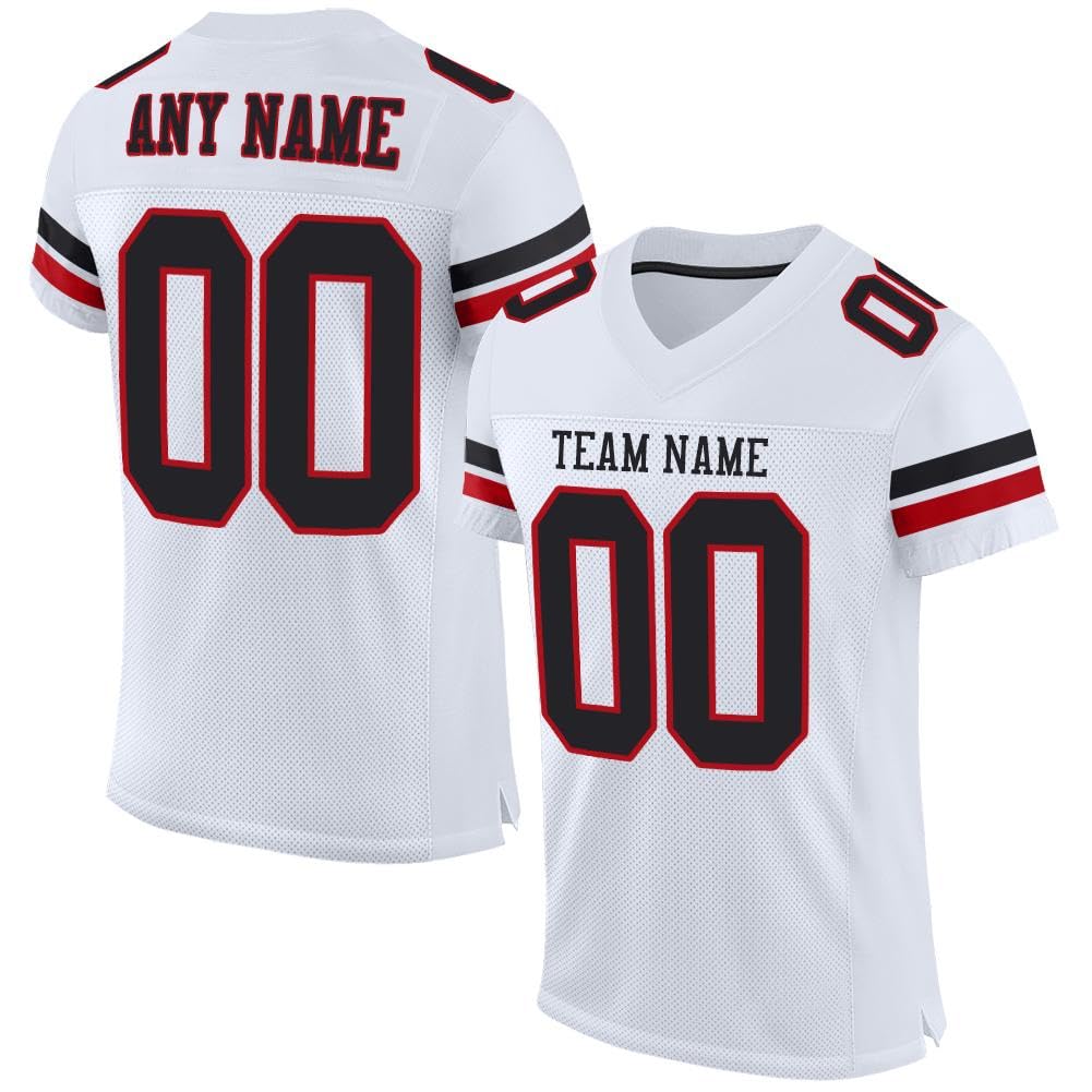 Custom Men Women Youth Kid College Football Jersey Uniform Athletic Sports Shirt Personalized Name Number and Logo