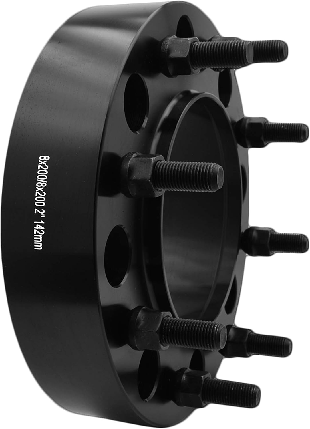 4 Pc 8x200 MM 2 Inch Thick Hub Centric Wheel Spacers Adapters Dually 2005-2025 Trucks 2x4 4x4 Diesel True Hub Centric Made in USA Bolt-On