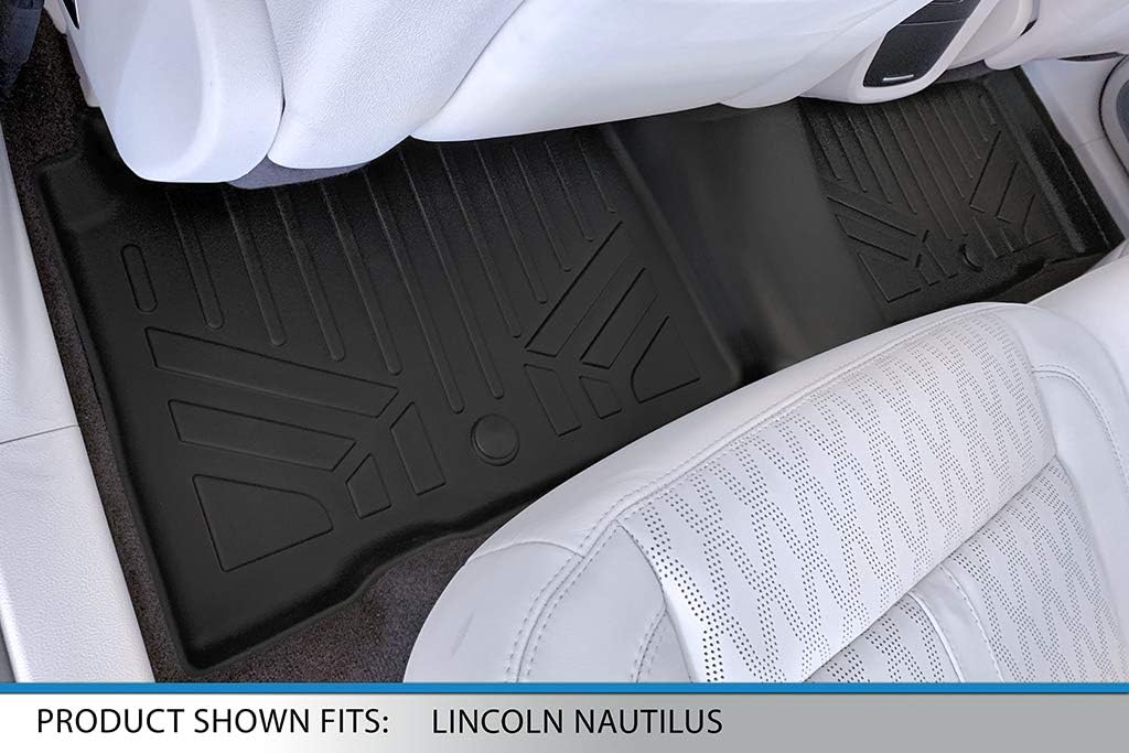MAXLINER Custom Fit Floor Mats 2 Row Liner Set Compatible with 2016-2018 Lincoln MKX