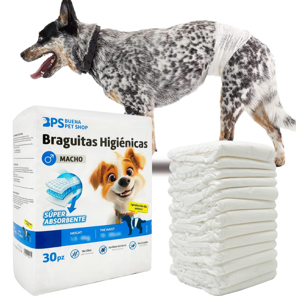 Culottes hygiéniques mâles chiens BPS-2219 protection incontinence