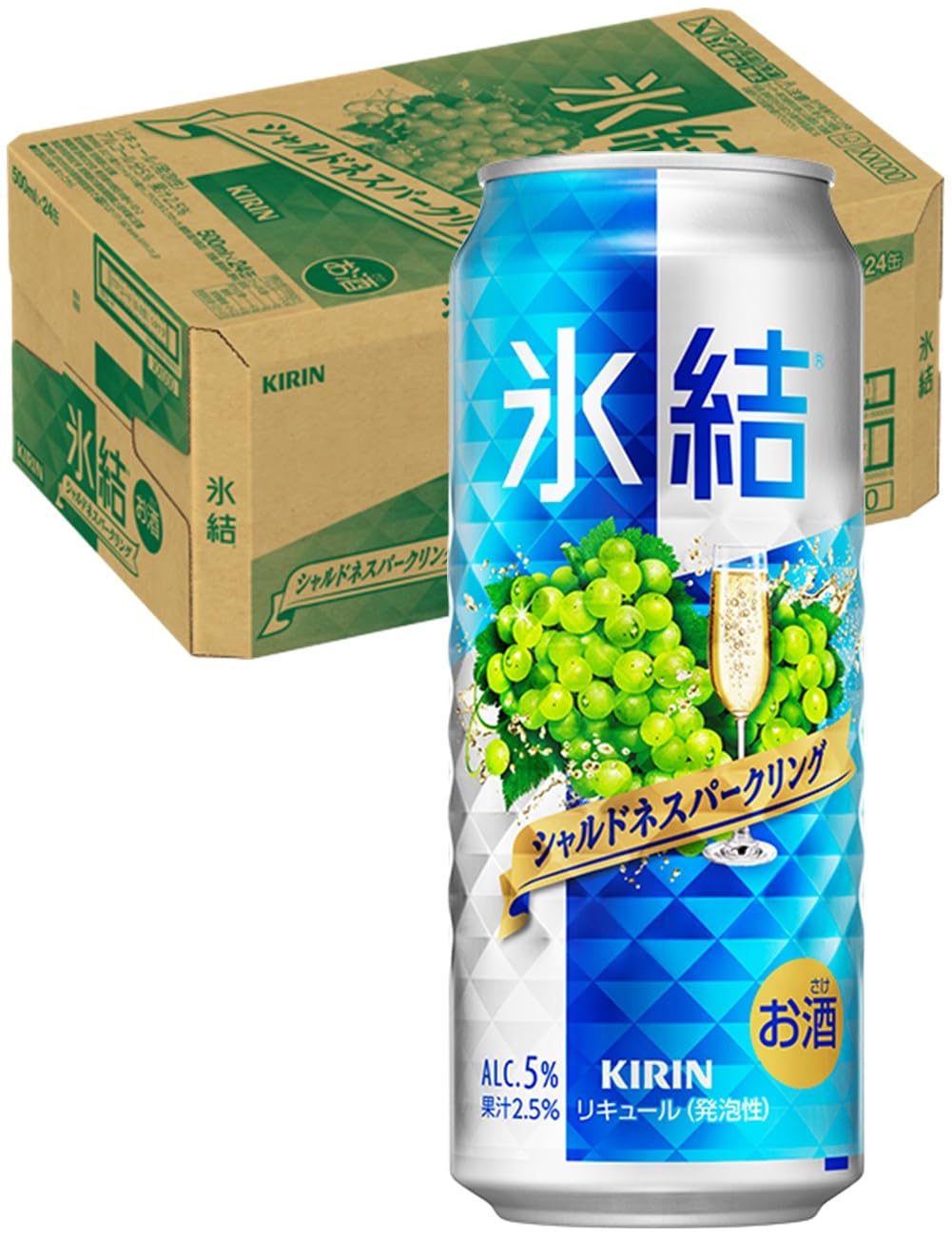 Amazon.co.jp: 氷結 シャルドネスパークリング 500ml 24本 チューハイ