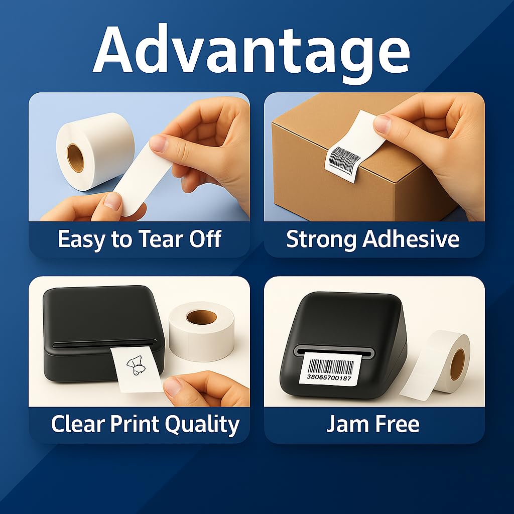 Printing Saver 20x 99014 54 x 101 mm Compatibles Étiquettes d'expédition (220 Étiquettes par Rouleau) pour Dymo LabelWriter 310 320 330 4XL 400 450 Turbo/Twin Turbo/Duo & Seiko SLP Etiqueteuses