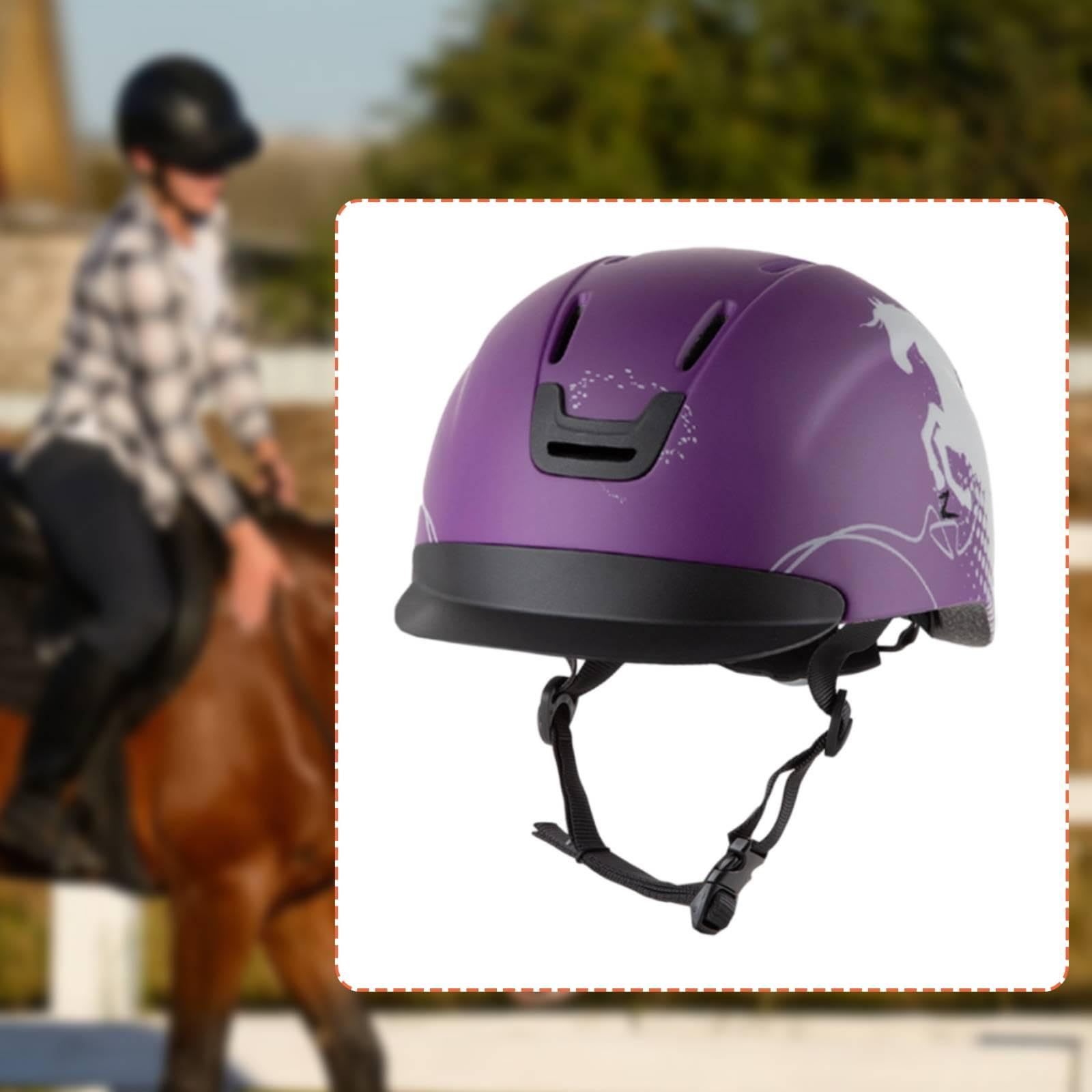 Sommer-Reithelm, leichte Reitkappe für tägliches Training, stylisch, professionell, atmungsaktiv, Reitausrüstung