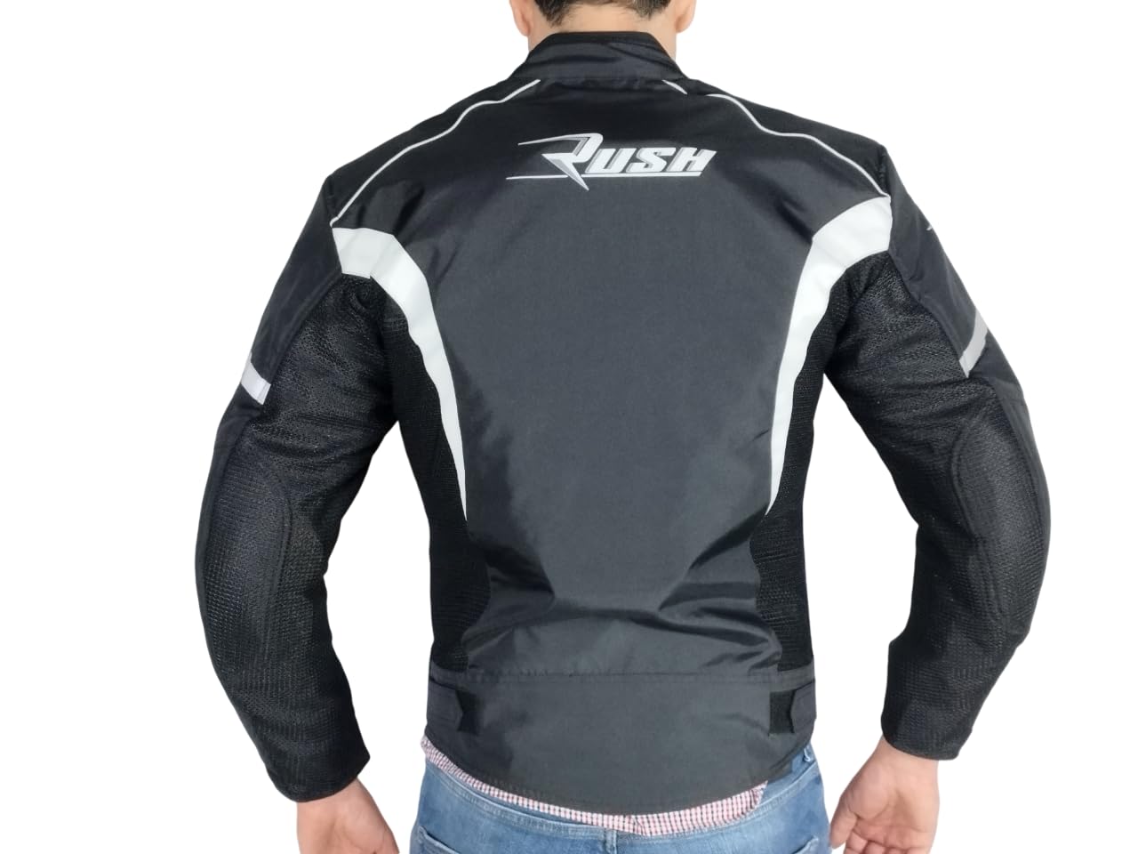WinNet Giacca Giubbotto da Moto leggeroprimaverile autunnale Traforato traspirante Ventilato per l'Estate con Protezioni estivo