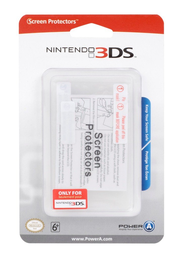 PowerA Nintendo Official Screen Protectors for 3DS