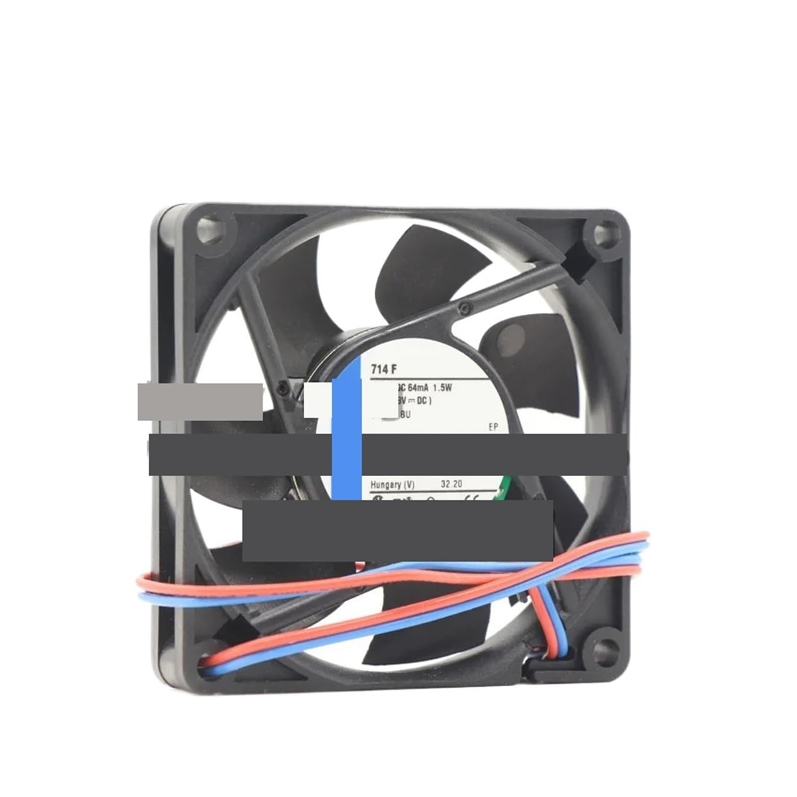 BRODEFUP 714F 24V DC 1.5W 0.064A 7015 70x70x15mm 7cm 44m3/h 5300RPM IP20 Wire Leads Air Conditioner Cabinet Axial Cooling Fan