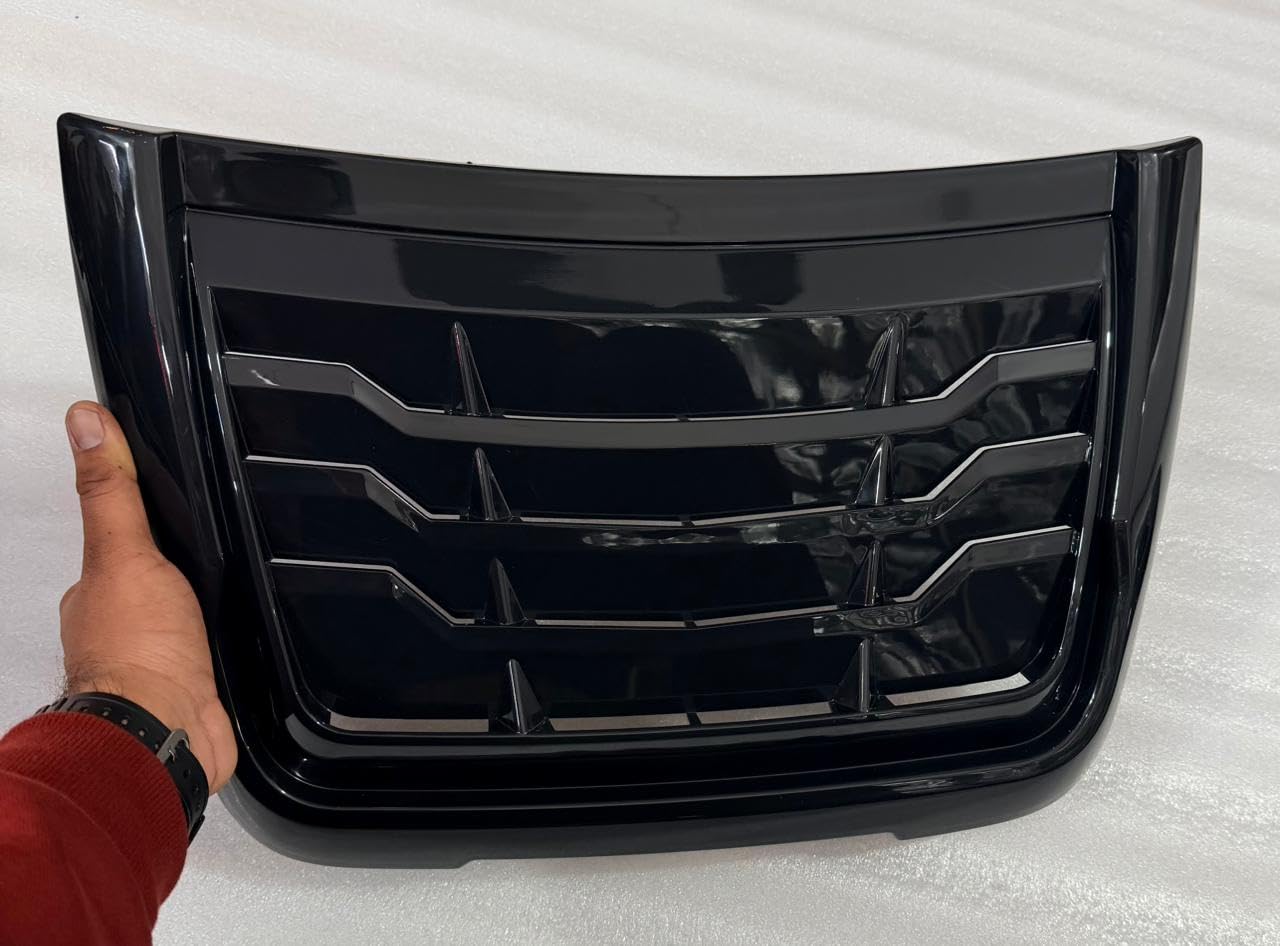 Black Model-2 Bonnet Hood Scoop 31cmX50cm- Attractive Air Flow Intake Vent Cover Car Decorative Vent Cover Universal Fit for All Cars Auto Accessories 1PC-image-39