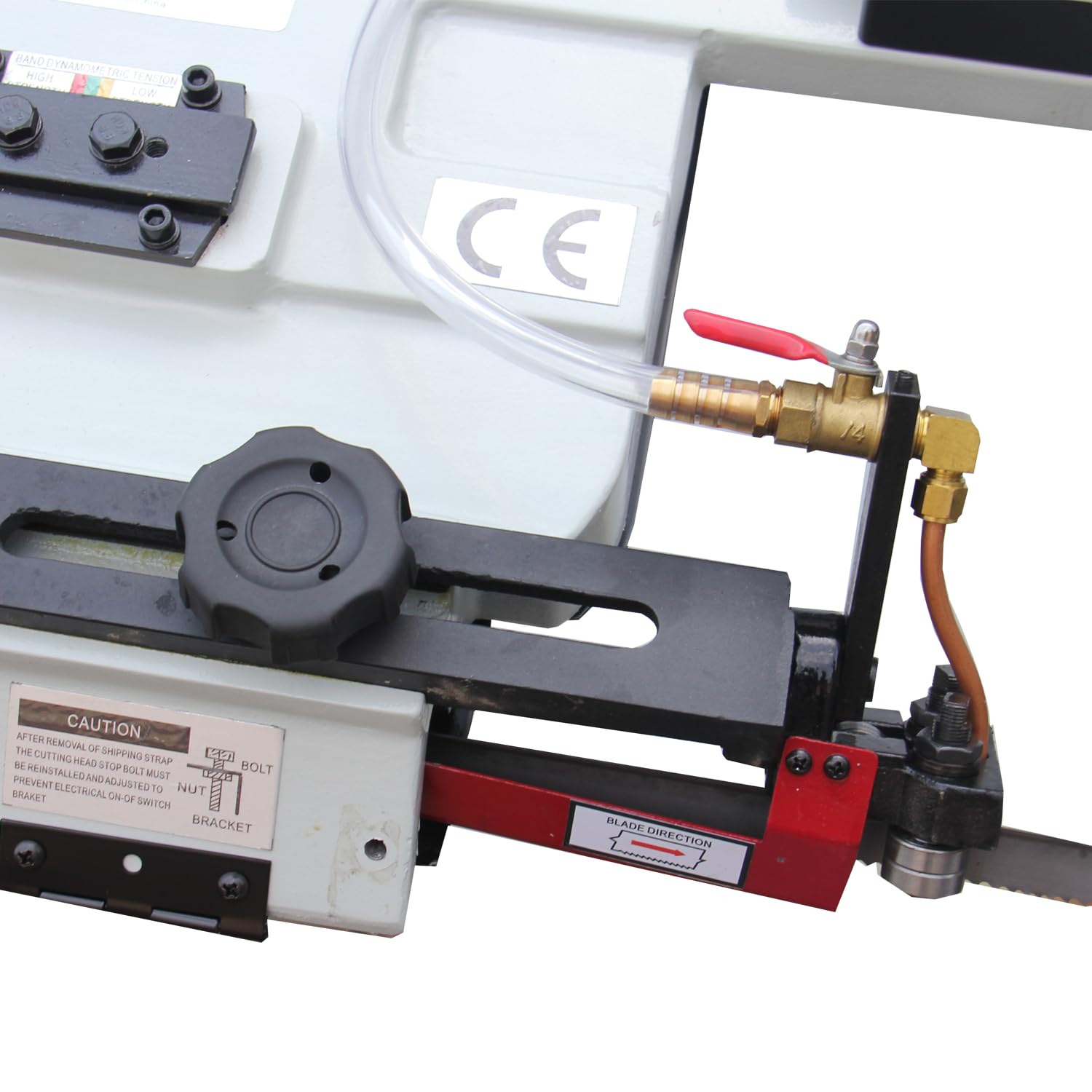 BOKA Metallbandsäge, 178×210 mm Schnitt, 45°–90° schwenkbarer Sägebügel, 1,5 HP 230 V, für flexibles Schneiden von Metall und Rohren, BS-712R