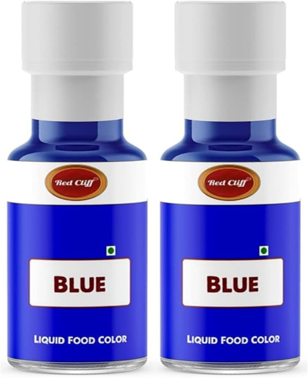 RED CLIFF BLUE Liquid Food Color For Baking, Decorating, Icing, Cooking, Slime Making Kit & DIY Crafts (Combo of 2) | 40ml x 2