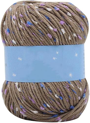 Miniatura 9 de Hilo de coser para tejer con puntos de 1.76 oz, bufanda, suéter, sombrero, ganchillo artesanal, hilo de lana elegante, simple, suave y cómodo, color