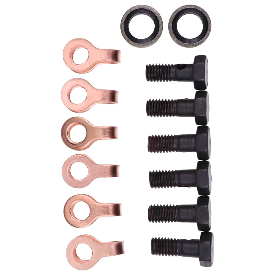 Amazon.com: Czomoizc Fuel Return line Banjo Bolt kit 3905307